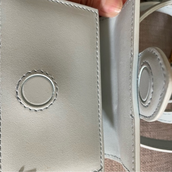 Jacquemus NanoTop-Handle Bag in Light Blue with Gold Hardware - Picture 9 of 9